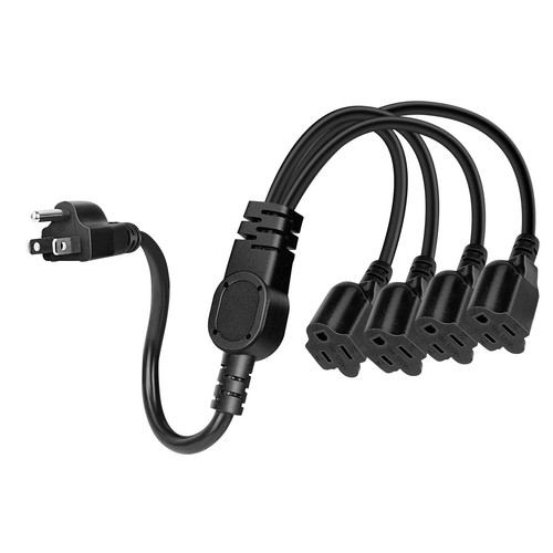 Prong extension cord to 4 - extension,