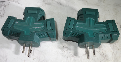Heavy duty grounded triple - heavy-duty,