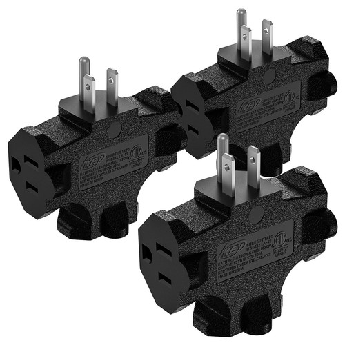 Way plug adapter grounded - plug,