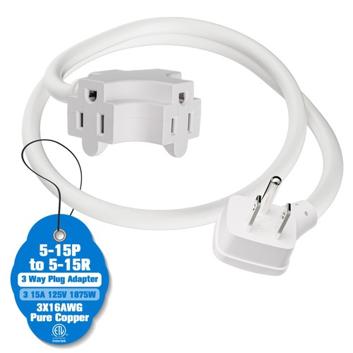 Prong outlet cable 4ft - 3,