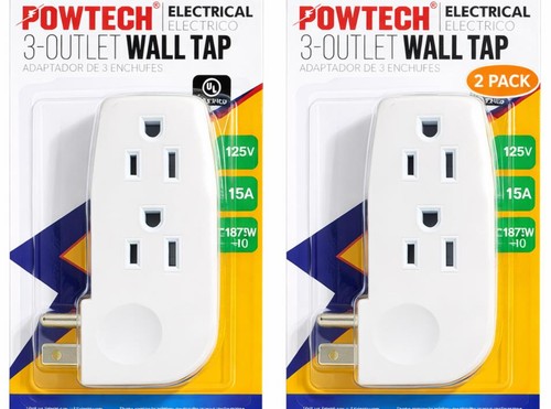 Pack outlet wall tap - 3-outlet,