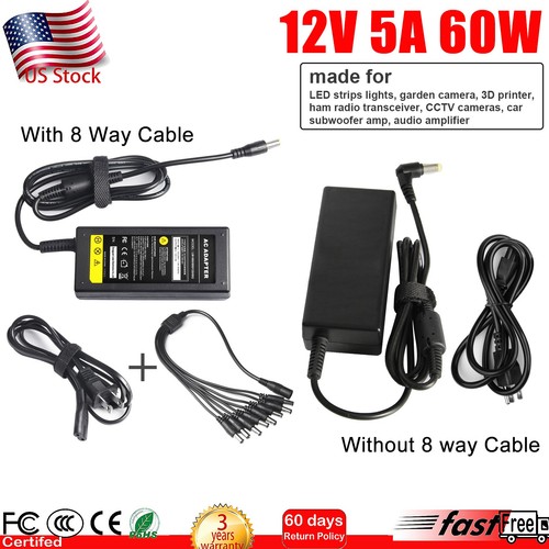12v power supply adapter - 5a,